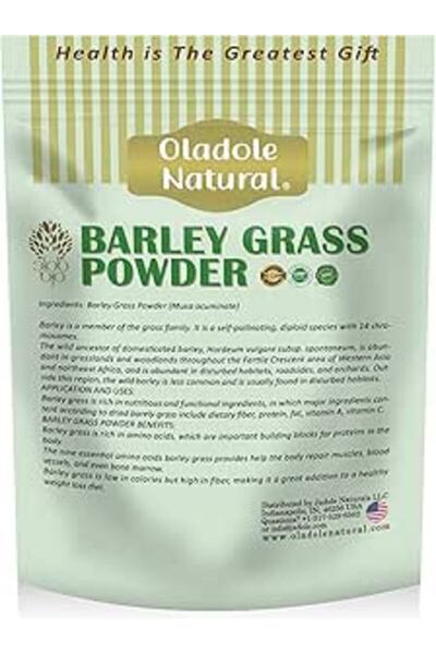 Oladole Natural مسحوق عشبة الشعير 100 جرام