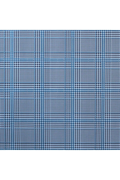 REX Blue striped tartan gift wrapping paper