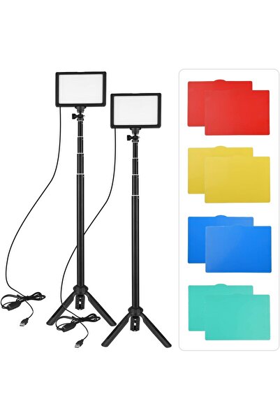 EACAM طقم إضاءة LED يعمل بمنفذ USB، نطاق درجة حرارة اللون من 3200 إلى 5500 كل...