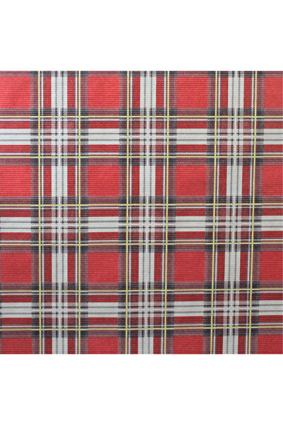 REX Natura Kraft original tartan wrapping paper
