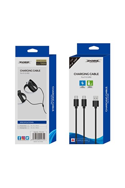 Dobe Cablu De Incarcare USB- 2 USB TIP C 2 in 1 Pentru PSVR2, Doua controller...