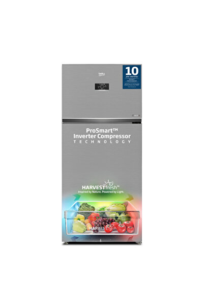 Beko Refrigerator 650L Gross (630L Net)Capacity, Neo Frost Dual Cooling,Low Noise,RDNE850L22X(Silver