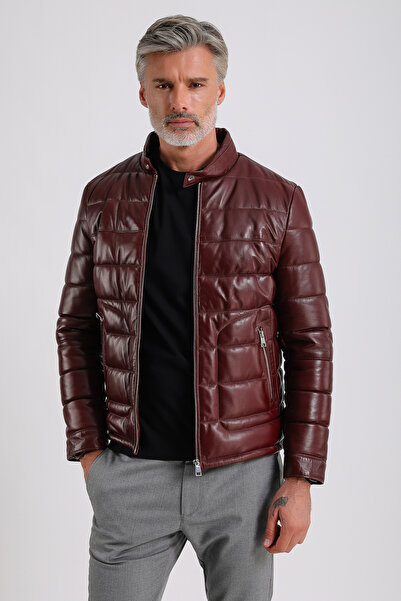 MQ Leather Maroquin Leather Gabriel Men's Inflatable Genuine Leather Coat