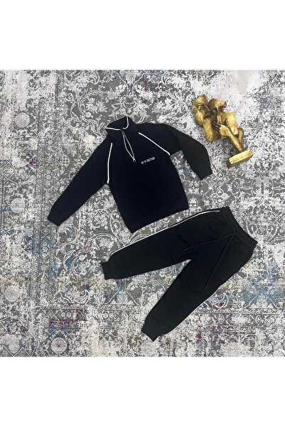 ENN CLOTHIGN CLUB Boy's 3 Thread Ş Fleece-Lined Tracksuit Set 5-12 Years Old (Premium Series)