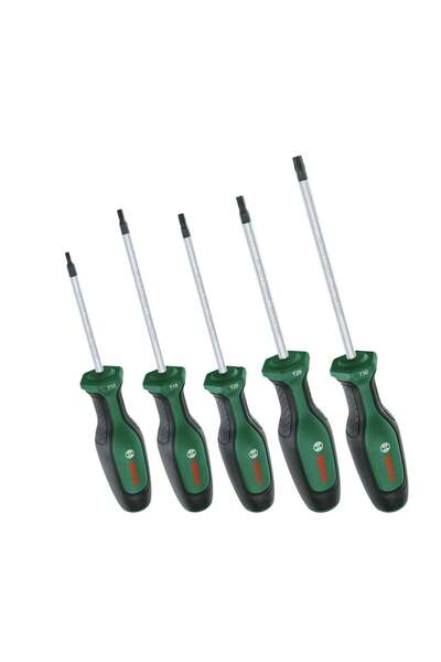 Bosch T10 - T30 Torx Tornavida Seti 5 Parça 1600A02BX6