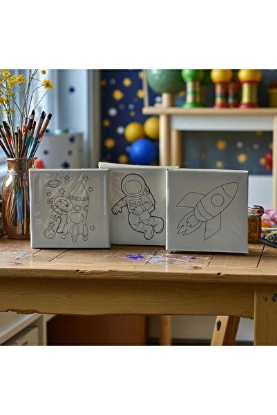 mika house Çocuk etkinlik tuval boyama