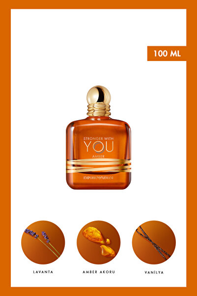 Emporio Armani Stronger With You Amber 100 ml Erkek Parfüm 3614274708400