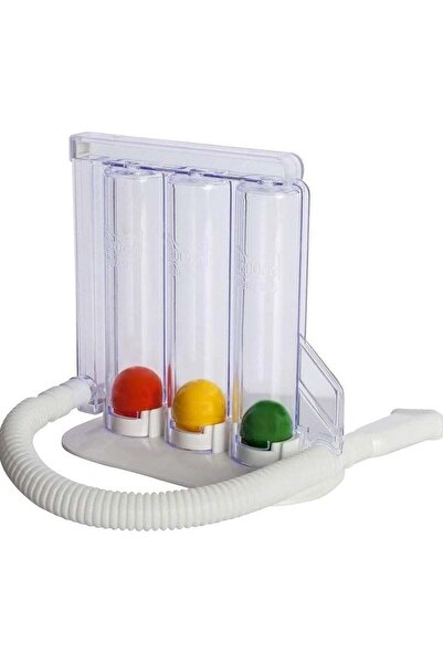 Bukela Spirometer Respiratory Lung Breathing Exerciser With 3 Balls