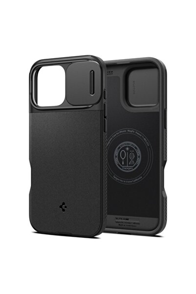 Spigen Carcasă pentru iPhone 16 Pro, Optik Armor - Negru