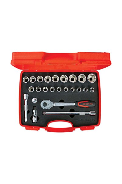 İzeltaş طقم مفاتيح ربط سداسية من IZELTAS، 1/2 بوصة، 24 قطعة