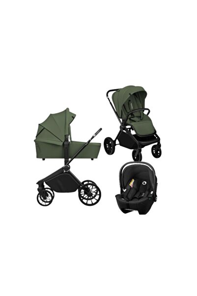 Lionelo Carucior 3 in 1, Lionelo, Mika Plus, Cu scoica auto Moxie Black Carbo...