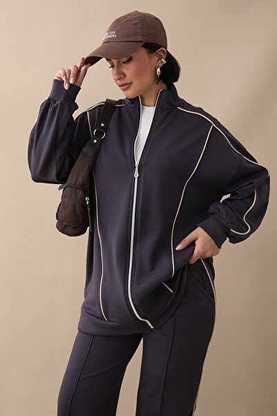 InStyle Διπλό Σετ Ανθρακί με με ρέλι Φερμουάρ