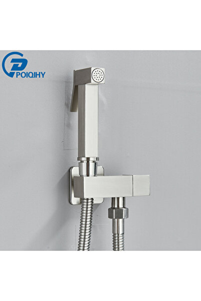 Choice3 صنبور بيديه مرحاض محمول مصنوع من النيكل والكروم المصقول، بيديه دُش من...