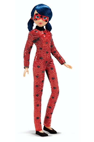 Miraculous Fashion Flip Marinette to Ladybug with Sequins