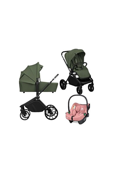 Lionelo Carucior 3 in 1, Lionelo, Mika Plus, Cu scoica auto Roz testata ADAC,...