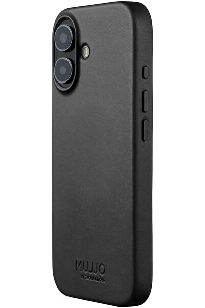 Mujjo جراب جلدي أصلي لجهاز (iPhone 17) - حماية معززة للكاميرا متوافقة مع MagSafe