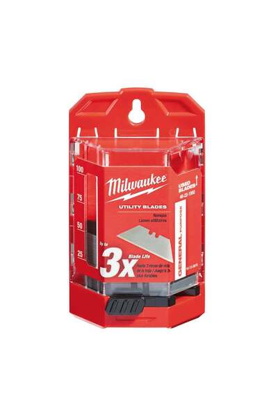 Milwaukee Genel Amaçlı Maket Bıçağı Yedek Bıçak 50 Adet