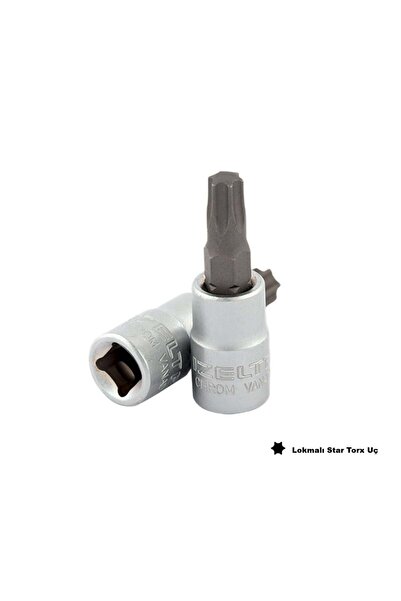 İzeltaş IZELTAS 1/4 T10 Lokmalı Star Torx Uç