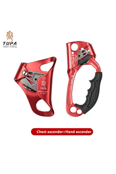 Choice مجموعة الصعود الأحمر A صندوق التسلق Ascender Outdoor Rock SRT Professi...