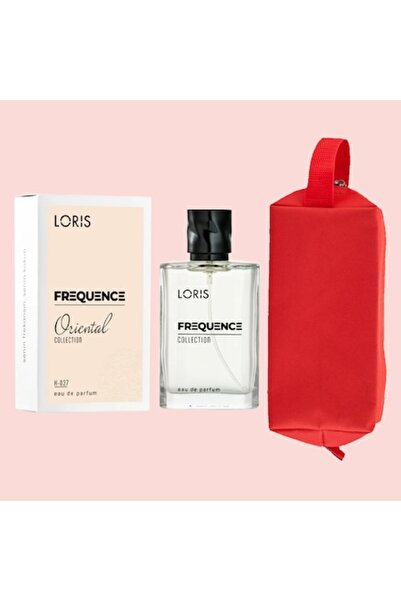 Loris Set Frequence Eau de Parfum pentru femei K-037 Oriental, 50 ml + Trusă cosmetică