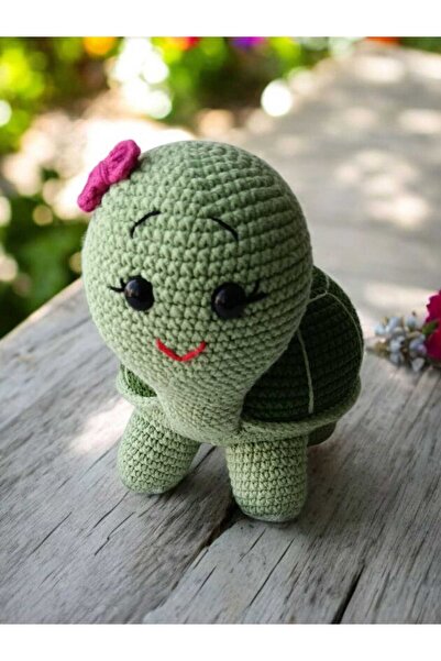 SR HOBİ Amigurumi Kaplumbağa Oyun Arkadaşı