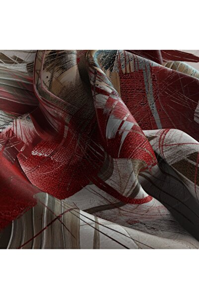 Levidor Freehand Brush Art Pattern Sparkly Crystal Scarf