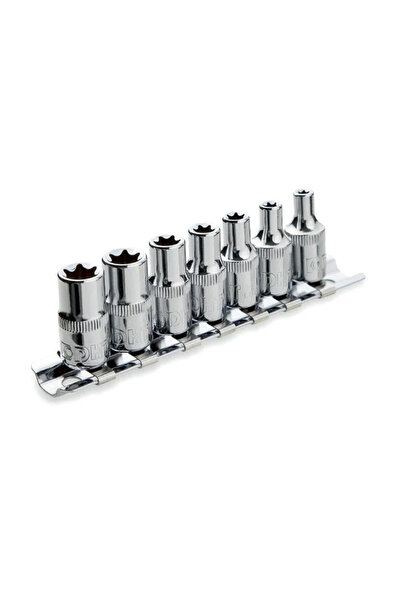 Genel Markalar 1/4 Star Torx Uçlu Lokma Takımı 7 Parça