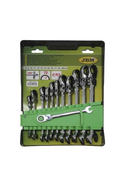 JBM Set de chei combinate cu clichet