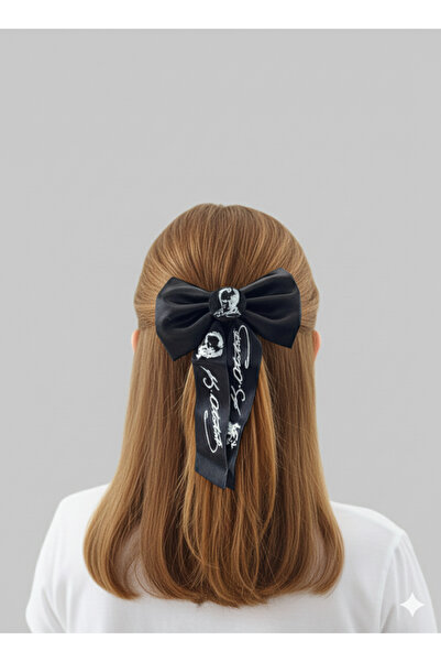 Sibel Günay Butik Cataramă cu panglică neagră cu portret și semnătură a lui A...