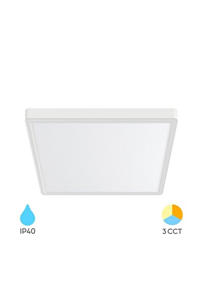 Braytron PLAFONIERA LED 36W 3in1 2600lm IP40 ALB JADE SQR SLR