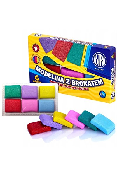 Other Pastă de modelat Astra cu sclipici 6 culori 30419001