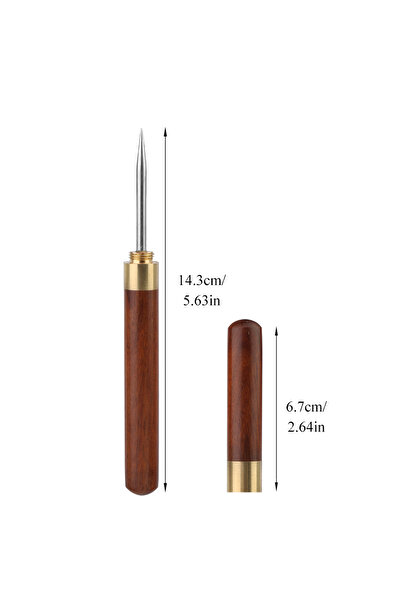 Choice S MIUSIE Leather Sewing Awl Sewing Stitching Tool Punching Leather Hole Puncher For Handmade Tent S.