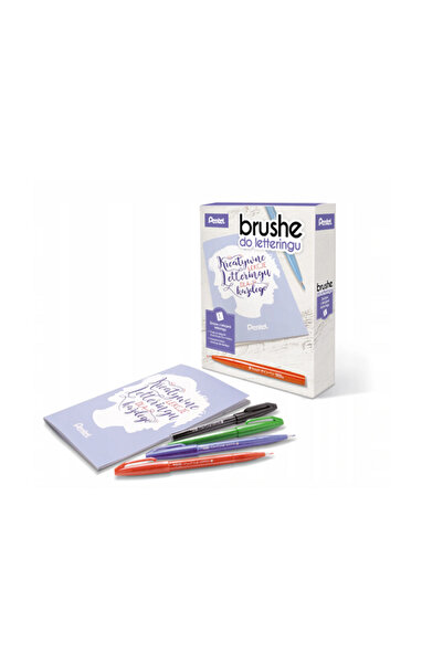 Other Pentel Brush Pen Lettering Set 4 Pens + Lettering Lessons