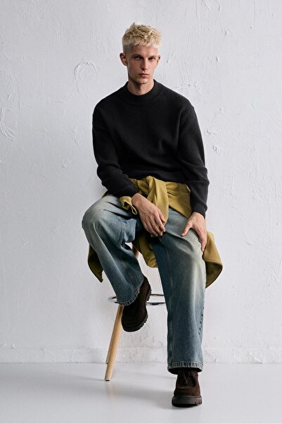 Pull & Bear Fitilli örgü kazak