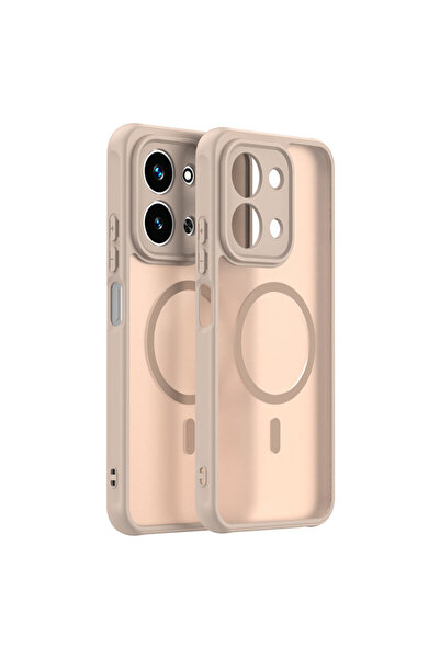 Techsuit Husă MagSafe pentru Xiaomi Redmi 15C 4G HaloFrost II, auriu