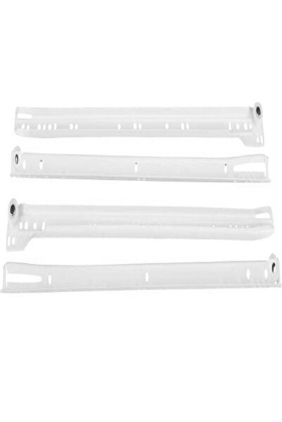 Spo sculeprofionline Set sina glisiera pentru sertar, cu rola, culoare alb, l...