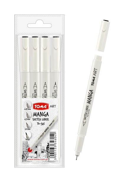 Other Toma Manga Fineliner 4 pcs TO-346