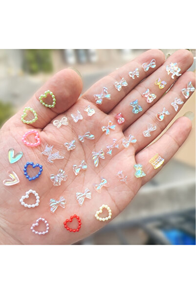 Choice1 B118-mix(50pcs) 50Pcs Bulk Kawaii Mixed Charms For Nails,Cartoon Sanr...