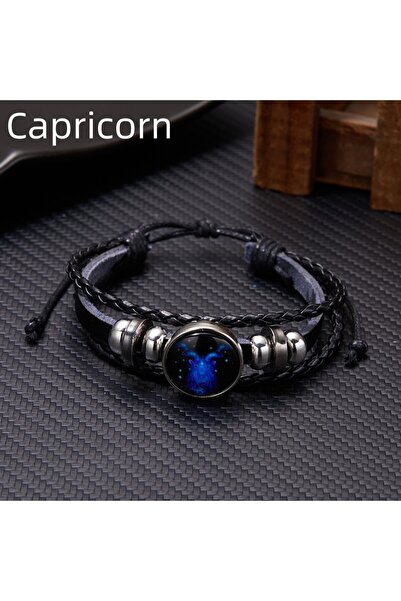 Choice BR22Y0338-9 أساور مضيئة بتصميم أبراج فلكية مكونة من 12 رمزًا، للرجال و...