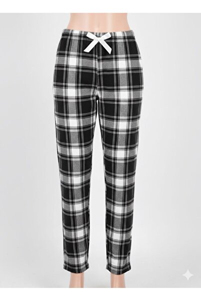 MEBA Pantaloni de pijama din piele intoarsa pentru femei