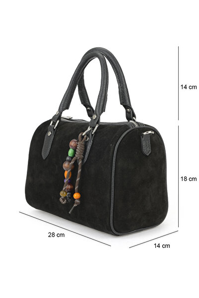 Ziya , Women's Genuine Leather Shoulder and Hand Bag 153979Z5011 Black