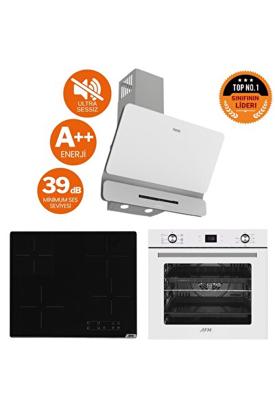 AFM tech ve Ferre Markalı /Seta Elektrikli Vitro. Sessiz Ankastre Set (D081-S...