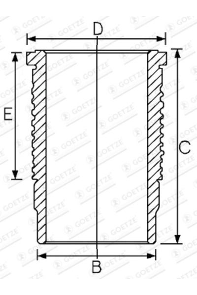 GOETZE ENGINE Camasa Cilindru Man Lion´S Star/Tga Neoplan Skyliner/Starliner