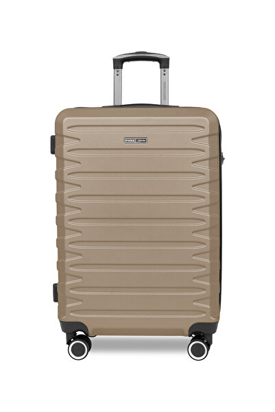 PARAJOHN Aero 24-Inch (Medium) ABS Hard Case Checked-In Luggage Trolley Bag with 4 Spinner Wheels and Lock