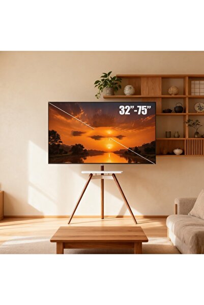 Gogoya مناسب لشاشات LCD LED مقاس 45 إلى 65 بوصة، حامل تلفزيون ثلاثي القوائم قابل للدوران، أقصى حد VESA 600 × 400 مم