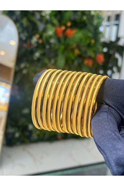 kuyumcu nurettin 4 gr (GRAM) Noktalı Şarnel Bilezik Yatırımlık İşçiliksiz 22(916) Ayar Altın (6,2 ÖLÇÜ)