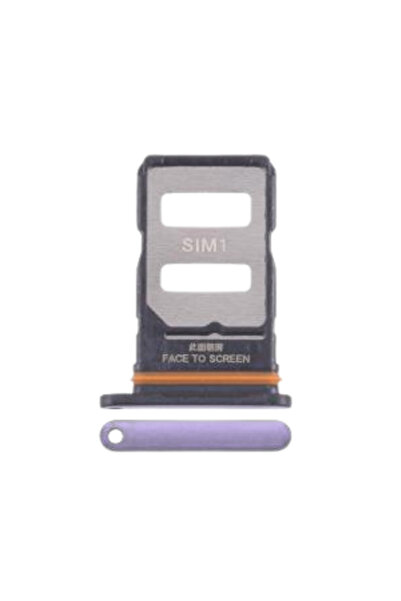 Fodos Xiaomi Uyumlu Redmi Note 14 Pro+ Plus 5G Sim Kart Tepsisi Mor 24115RA8EG