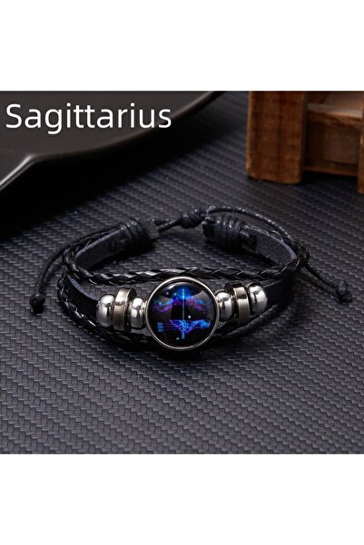 Choice BR22Y0338-2 أساور مضيئة بتصميم أبراج فلكية مكونة من 12 رمزًا، للرجال و...