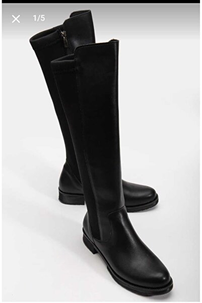 SHESTORE cizme negre de damă din neopren până la genunchi confortabile și ele...