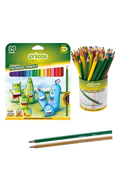 Other Creioane colorate triunghiulare Cricco, 24 de culori MIX CR322K24